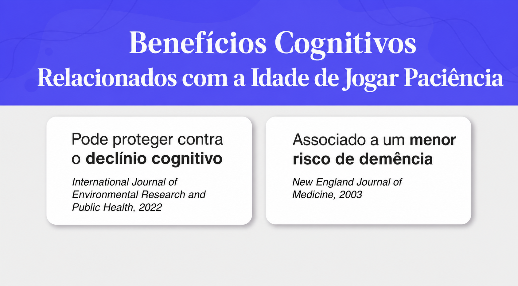 benefícios cognitivos da paciência