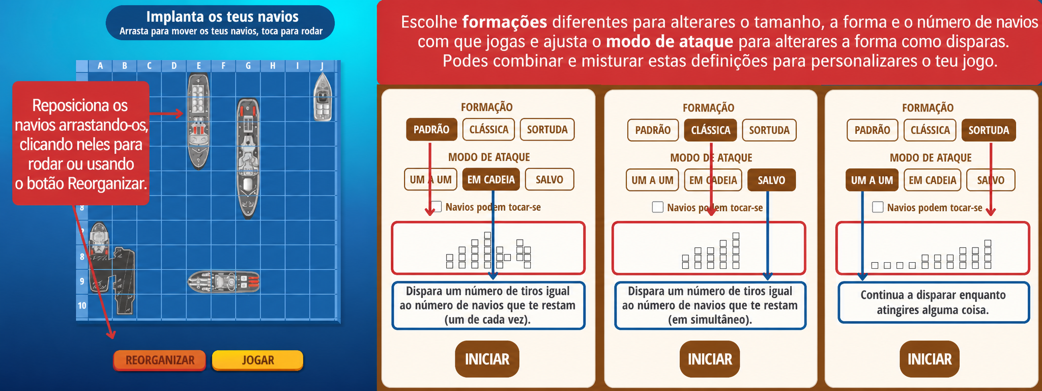 Configuração da Batalha Naval