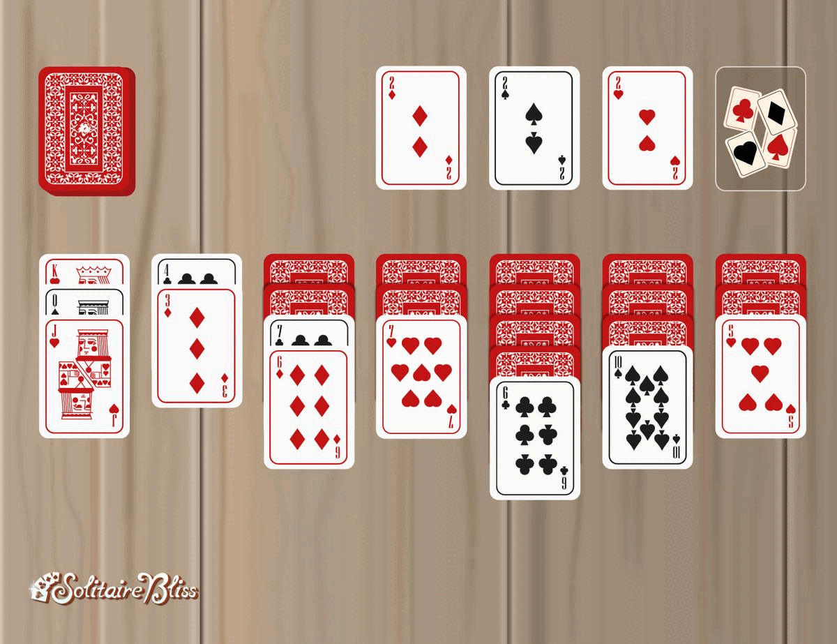 mova as cartas com propósito